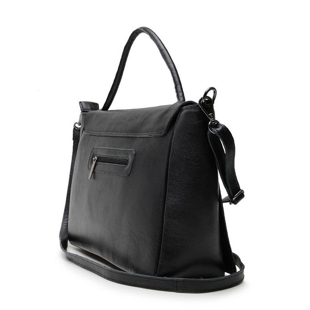 Bolsa de Couro - CHARME - Preta