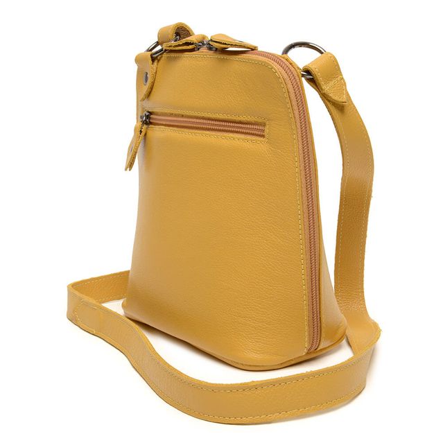 Bolsa de Couro - XODÓZINHA - Mostarda