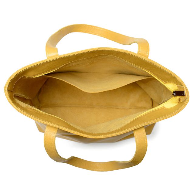 Bolsa de Couro - ENVELOPE - Mostarda