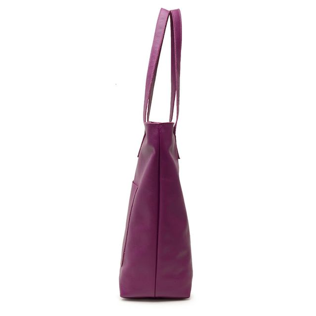 Bolsa de Couro - ENVELOPE - Violeta