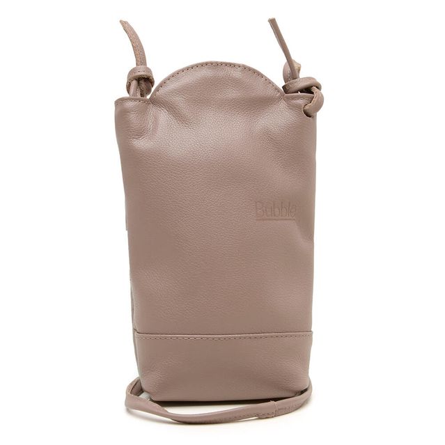Bolsa de Couro - VIAGEM - Amêndoa