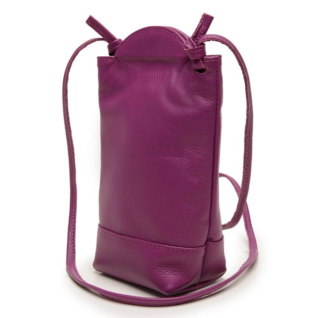Bolsa de Couro - VIAGEM - Violeta