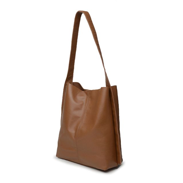 Bolsa de Couro - ASAS - Caramelo