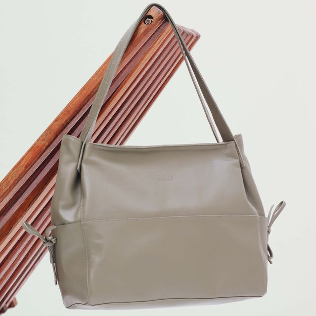 Bolsa de Couro - CONFIAR - Sálvia
