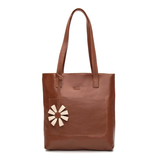 Bolsa de Couro - ENVELOPE - Chocolate