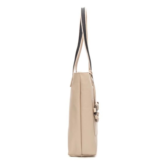 Bolsa de Couro - ENVELOPE - Off White e Preto