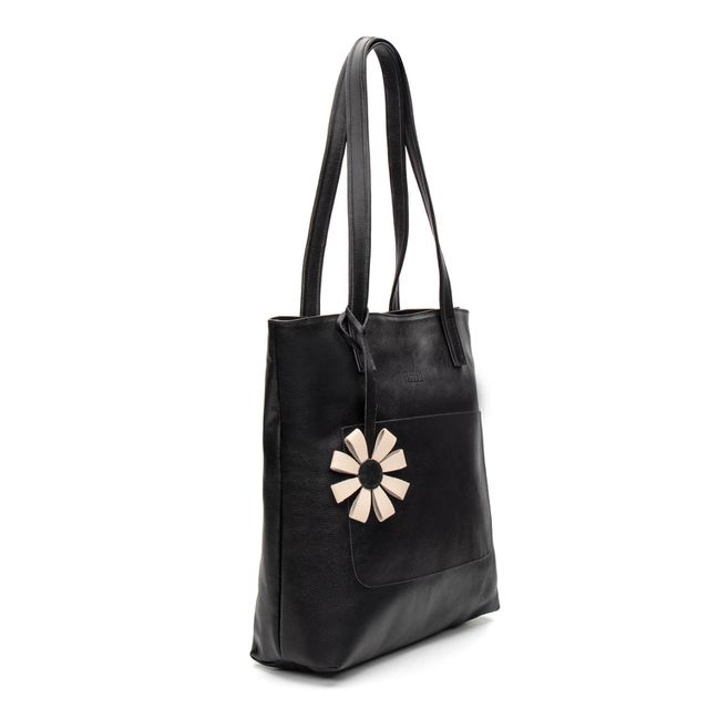 Bolsa de Couro - ENVELOPE - Preta