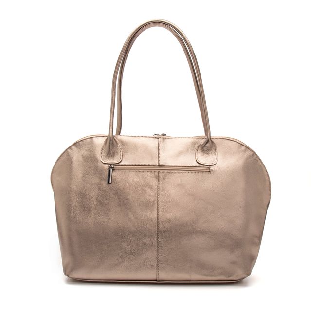 Bolsa de Couro para Notebook MOVIMENTO- Champagne