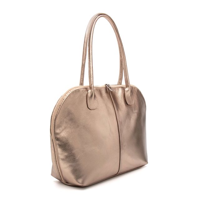 Bolsa de Couro para Notebook MOVIMENTO- Champagne