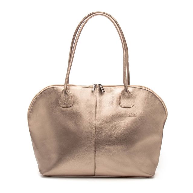 Bolsa de Couro para Notebook MOVIMENTO- Champagne