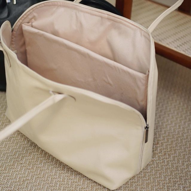 Bolsa de Couro para Notebook MOVIMENTO Off White