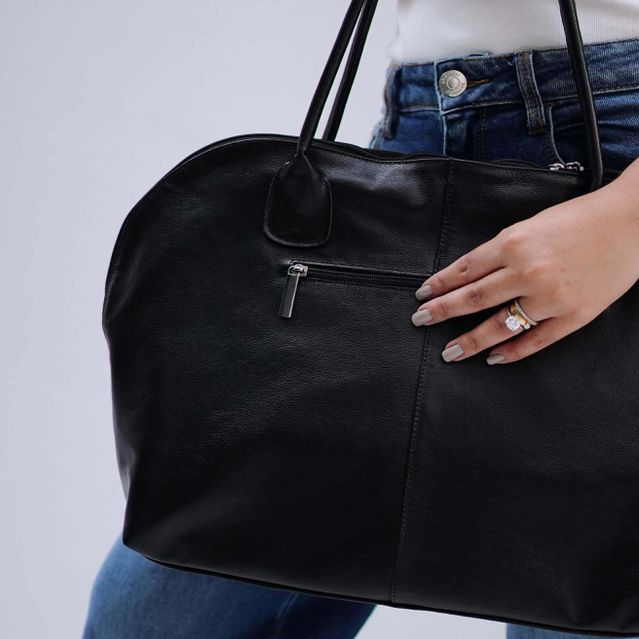 Bolsa de Couro para Notebook MOVIMENTO Preta