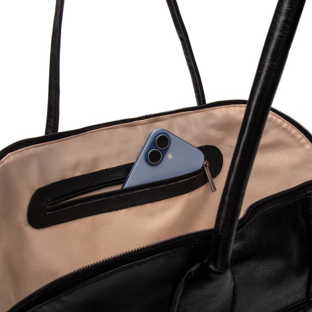 Bolsa de Couro para Notebook MOVIMENTO Preta