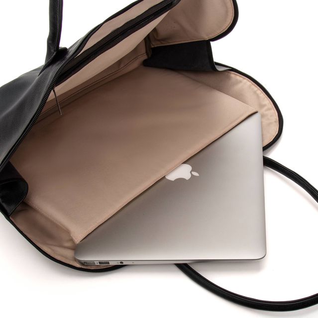 Bolsa de Couro para Notebook MOVIMENTO Preta