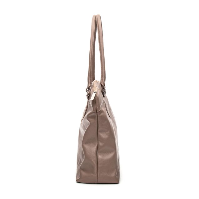 Bolsa de Couro para Notebook ROTINA - Amendoa