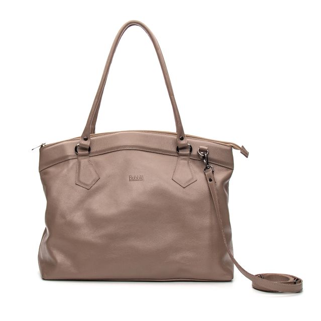 Bolsa de Couro para Notebook ROTINA - Amendoa
