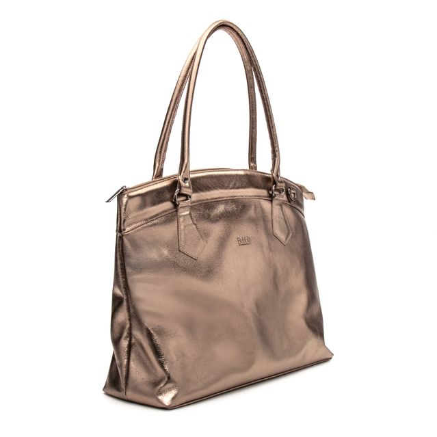 Bolsa de Couro para Notebook ROTINA - Champagne