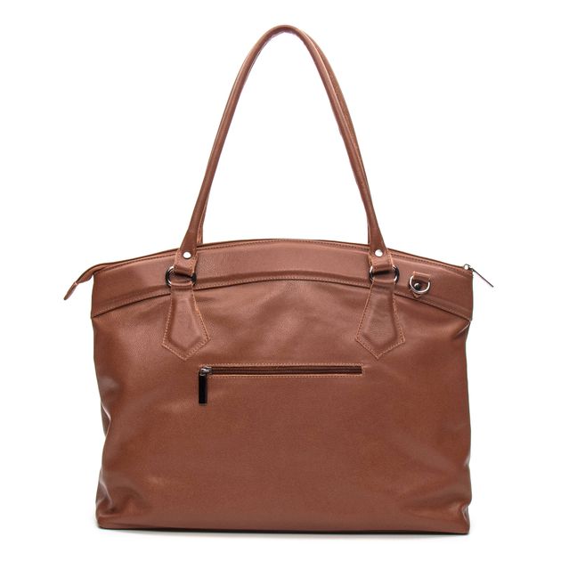 Bolsa de Couro para Notebook ROTINA - Chocolate