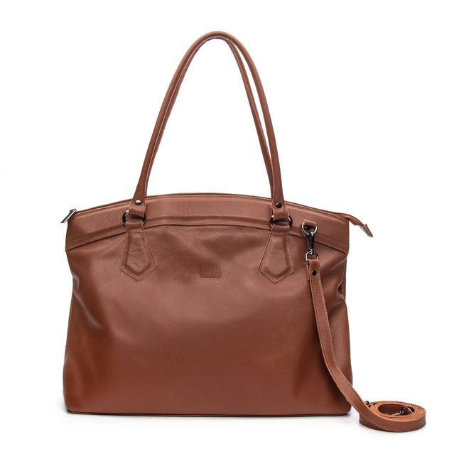 Bolsa de Couro para Notebook ROTINA - Chocolate
