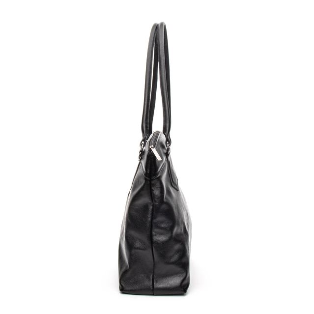 Bolsa de Couro para Notebook ROTINA - Preta