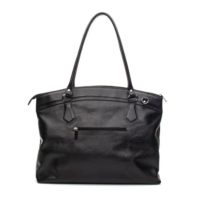 Bolsa de Couro para Notebook ROTINA - Preta