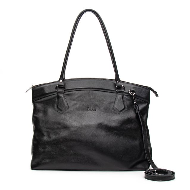 Bolsa de Couro para Notebook ROTINA - Preta