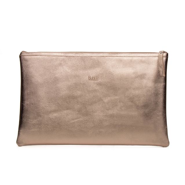 Pasta de Couro para Notebook - Champagne