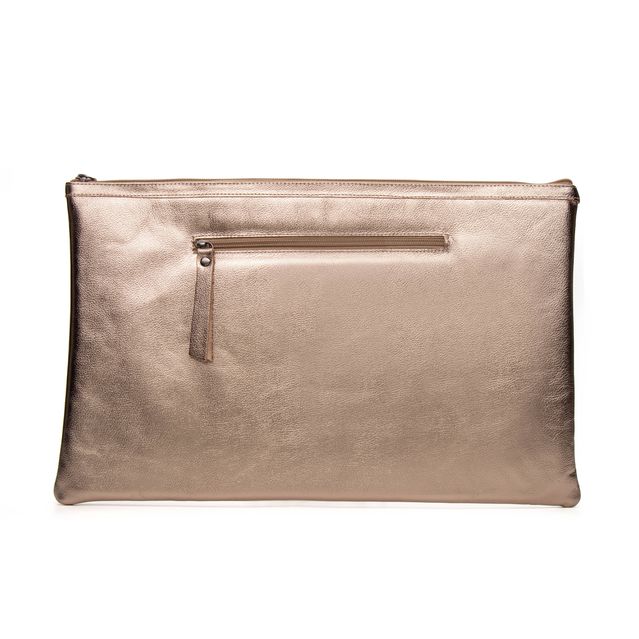 Pasta de Couro para Notebook - Champagne
