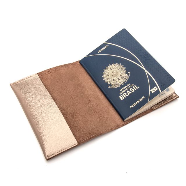 Porta Passaporte Bubblê - Champagne 
