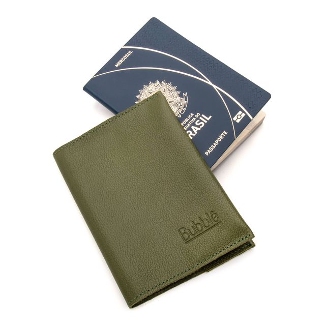 Porta Passaporte Bubblê - Verde Cacto 