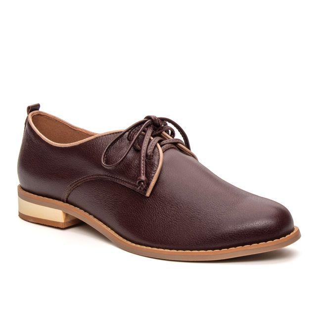 Sapato Oxford VIVER - Madeira e Chocolate 250.03 