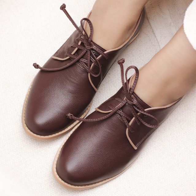 Sapato Oxford VIVER - Madeira e Chocolate 250.03 