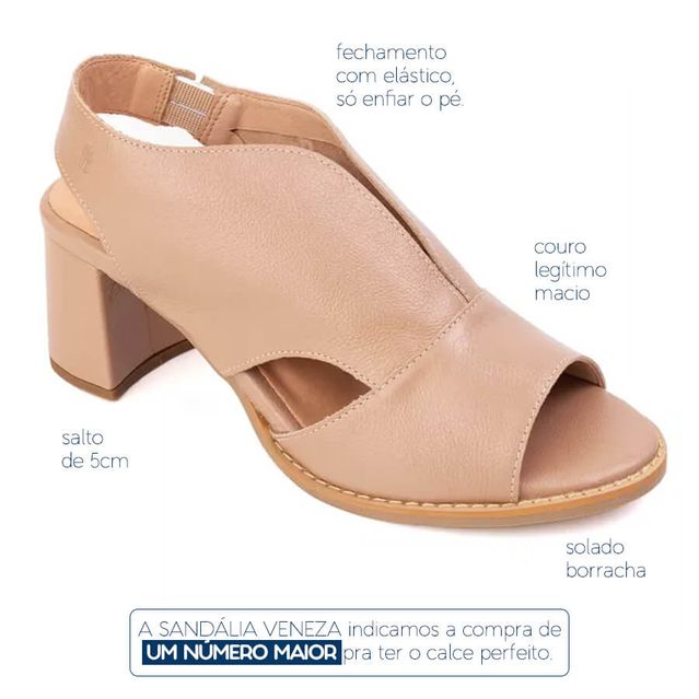 Sandália Peep Toe Bali - VENEZA