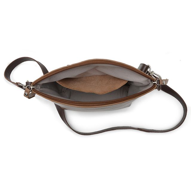 Bolsa de Couro - PAIXÃO - Caramelo e Madeira