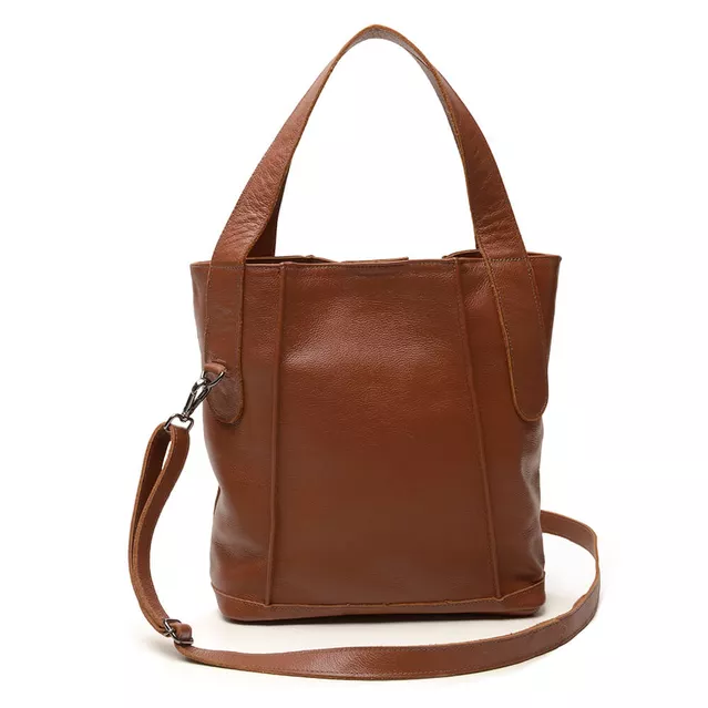 Bolsa de Couro - CELEBRAR - Chocolate