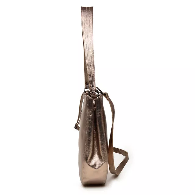 Bolsa de Couro - REALIZAR - Champagne