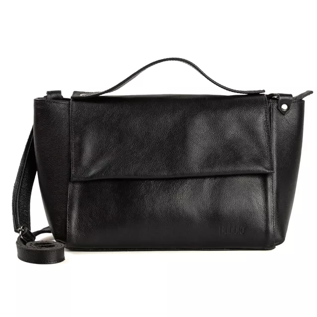 Bolsa de Couro - SERRA - Preto