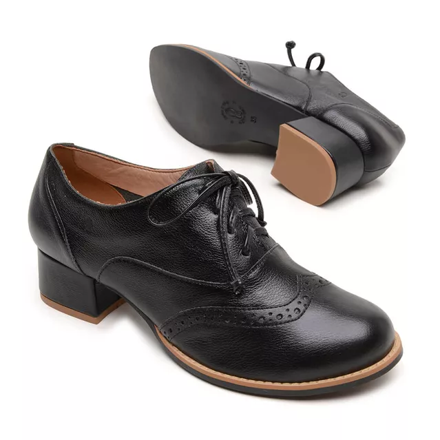 Sapato Oxford - ADORAR - Preto - 639.04