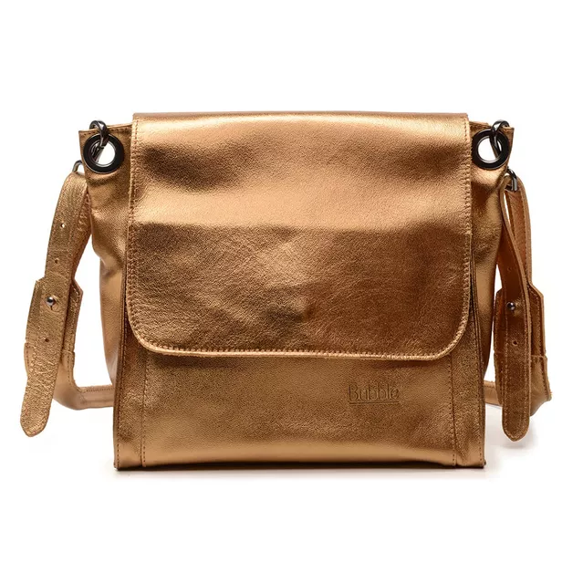 Bolsa de Couro - ACOLHER - Bronze