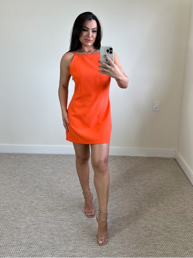 Vestido Noronha Laranja