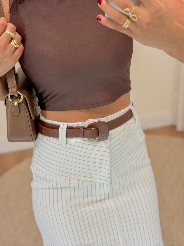 Cinto Couro Dani Cafe