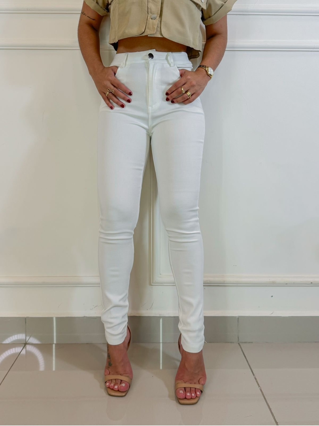 Calça Skinny Sarja Off