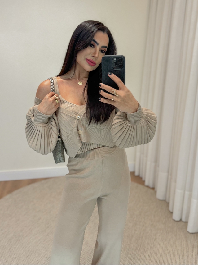 Conjunto Tricot Alasca Nude