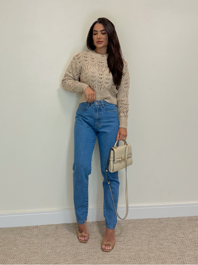 Calça Mom Jeans Basic