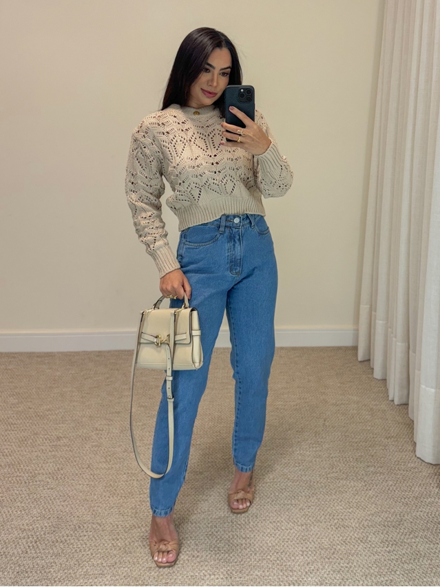 Calça Mom Jeans Basic