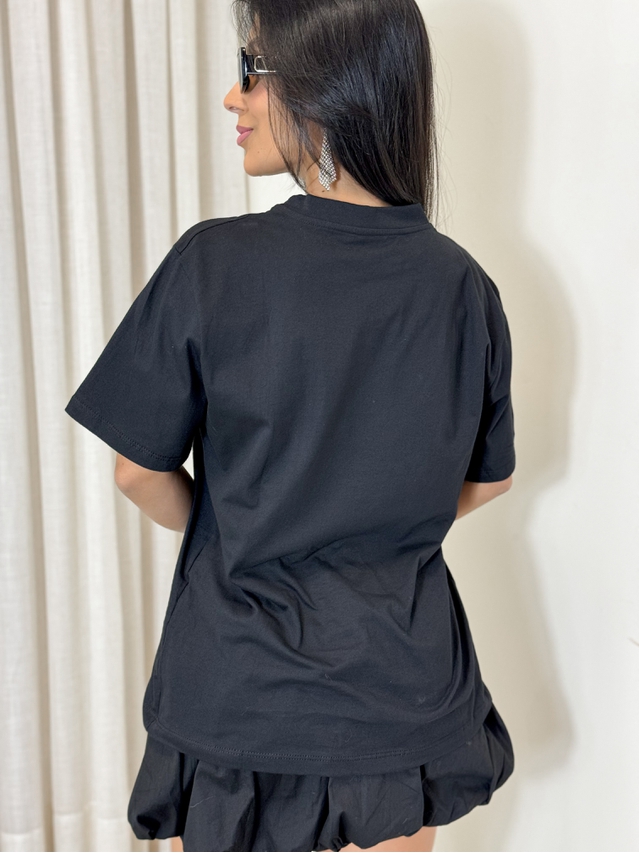 Saia Balonê Lucy Preta