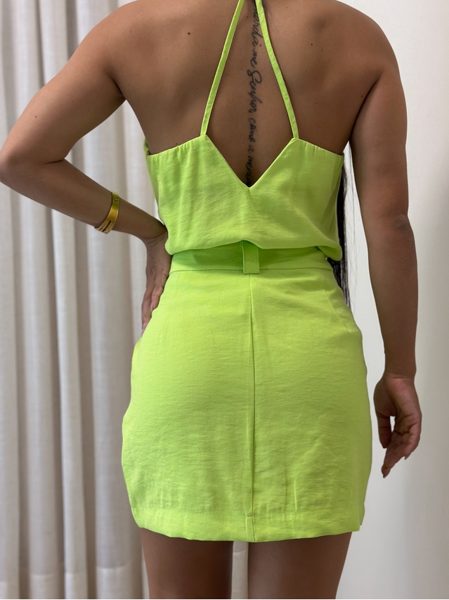 Saia Viscolinho Bruna Lima