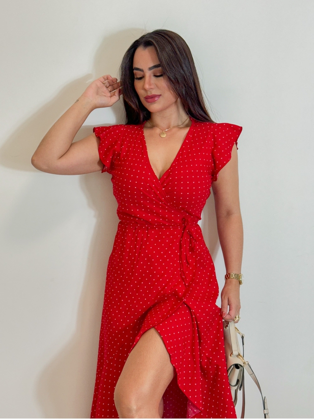Vestido Envelope Vermelho
