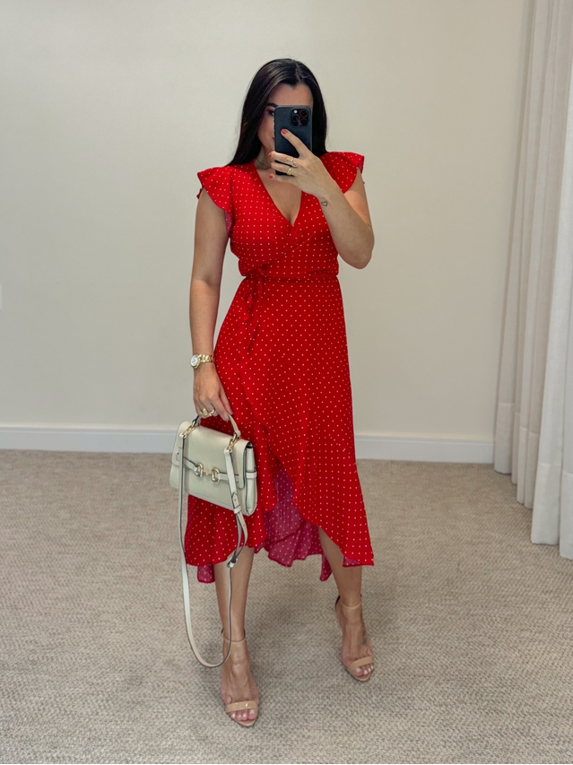 Vestido Envelope Vermelho