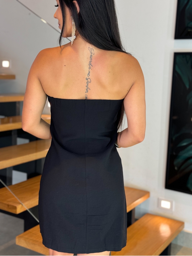 Vestido Zíper Amanda Preto